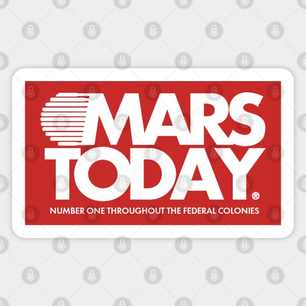 Mars Today Sticker by RetroCheshire